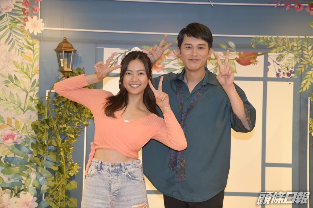 何廣沛與游嘉欣拍攝新劇《你好，我的大夫》。